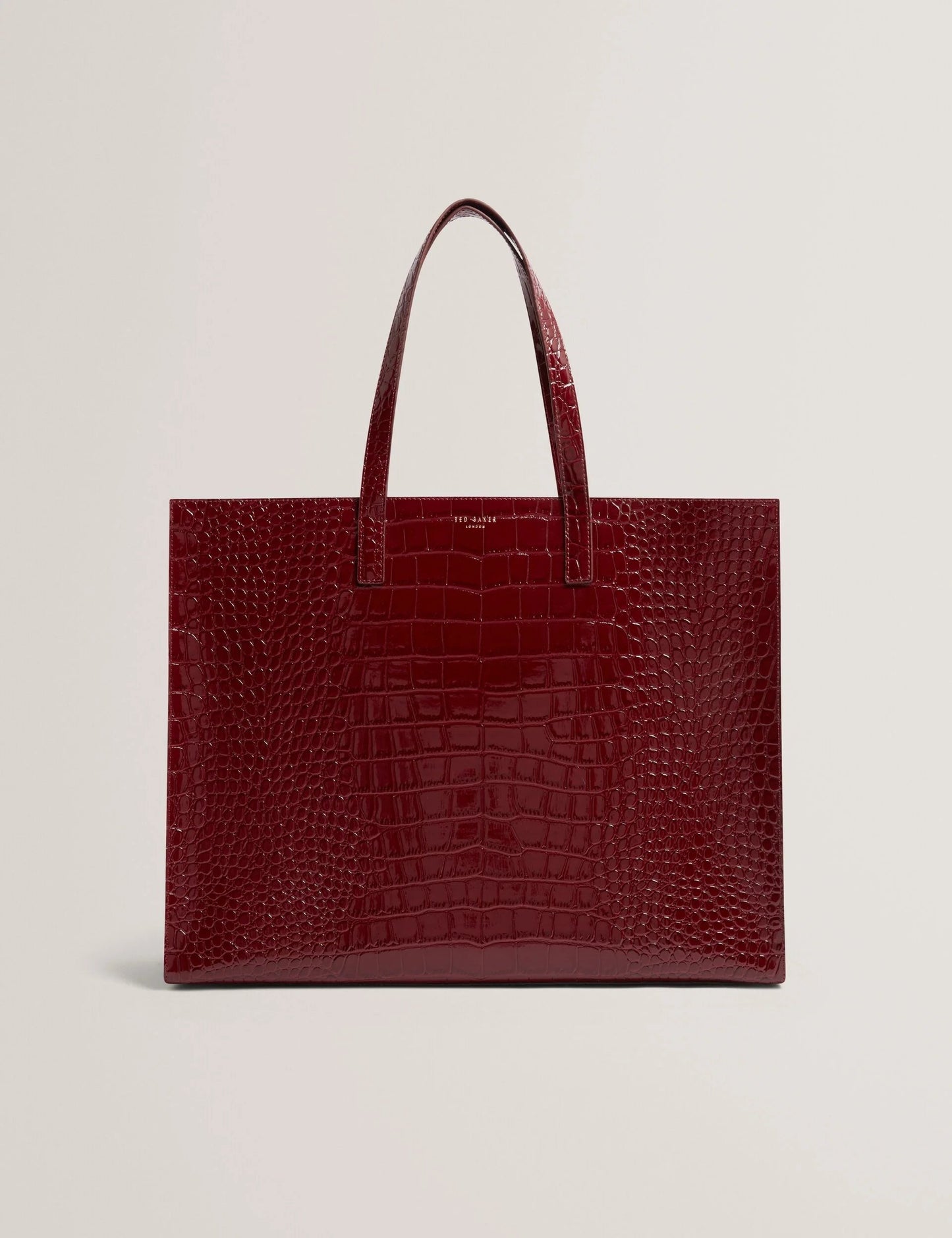 WELLMA: Croc Effect Extra Large Icon Bag
