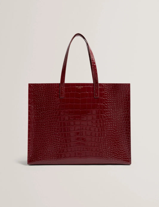 WELLMA: Croc Effect Extra Large Icon Bag