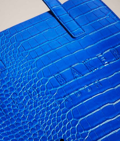 Black Ted Baker Reptcon Croc Detail Small Icon Bag