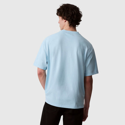 Script Graphic T-Shirt - Light Blue