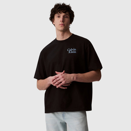 Script Graphic T-Shirt - Black