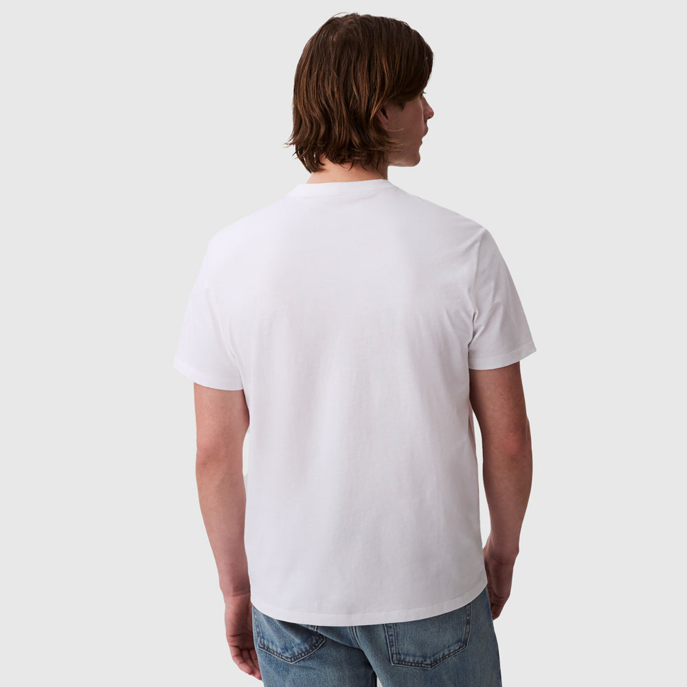 Deboss Graphic T-Shirt - White