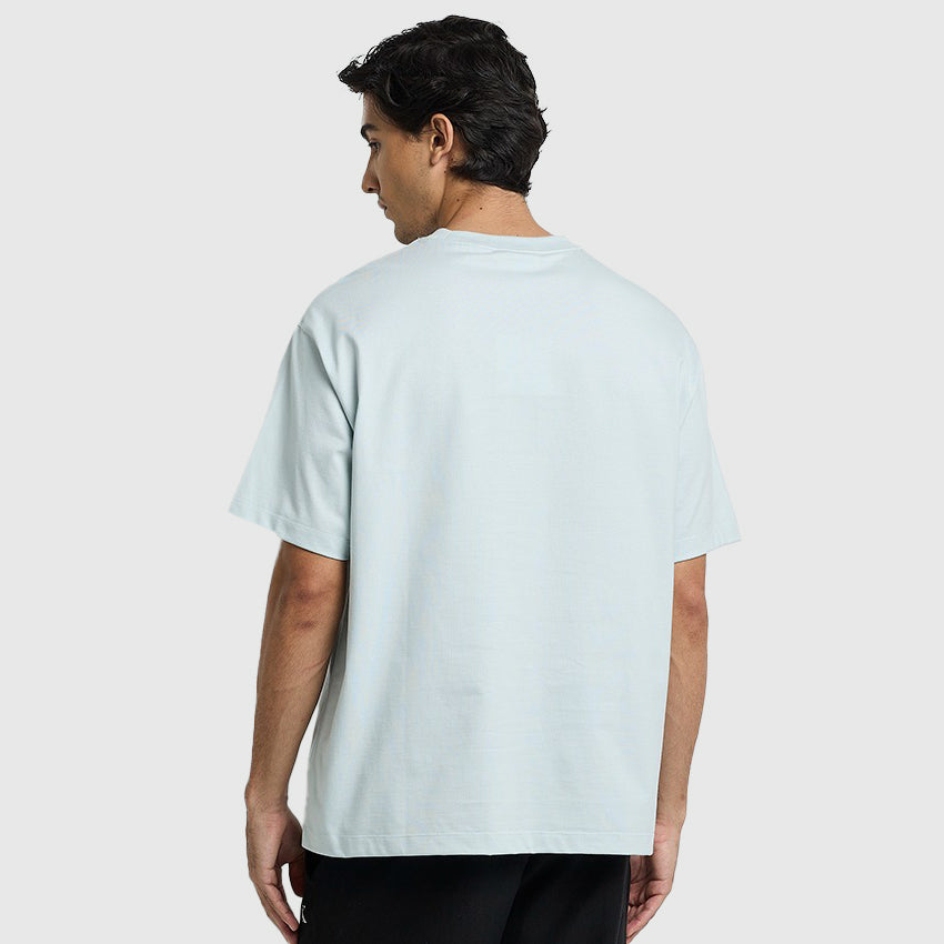 Chain Stitch T-Shirt - Light Grey