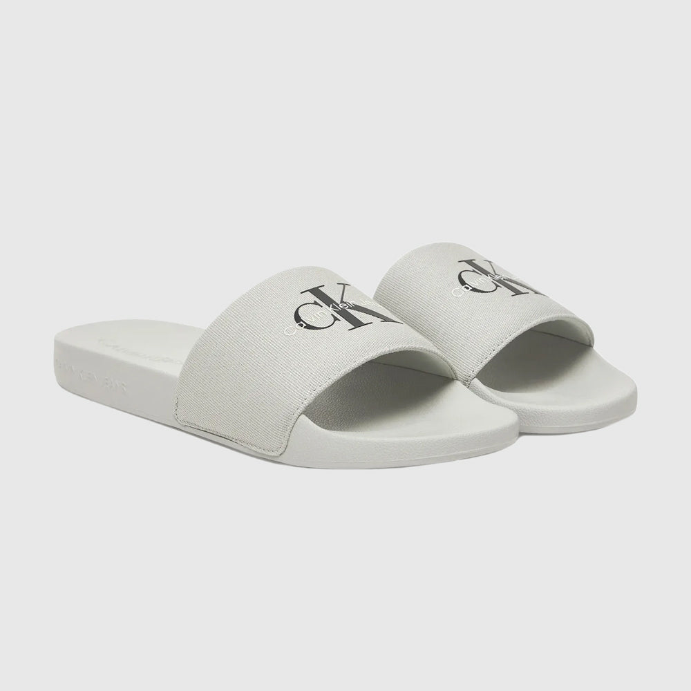 Monogram Slide - Light Grey