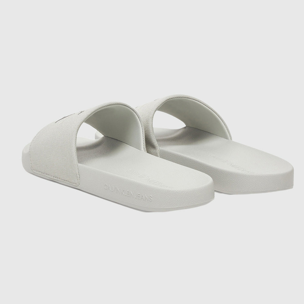 Monogram Slide - Light Grey