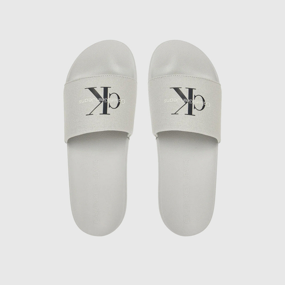 Monogram Slide - Light Grey