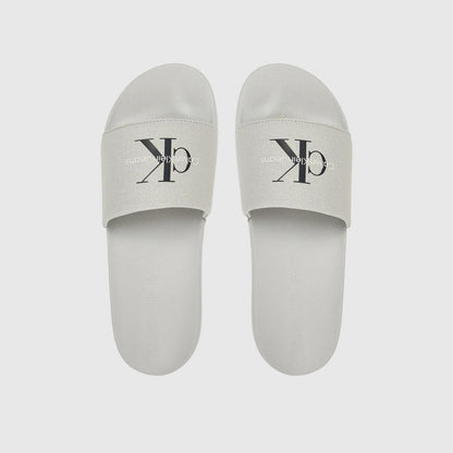 Monogram Slide - Light Grey