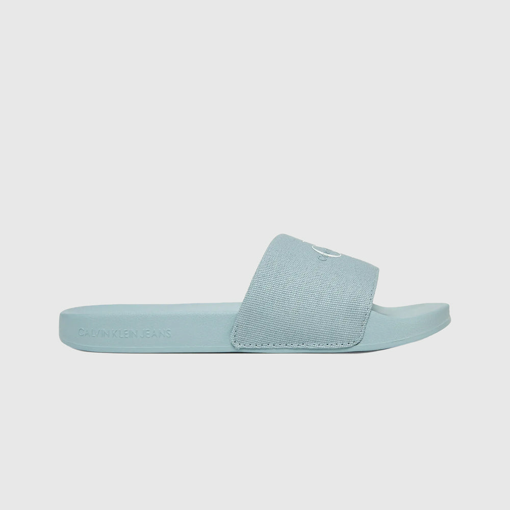 Monogram Slide - Light Blue