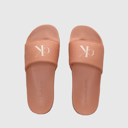 Monogram Slide - Coral