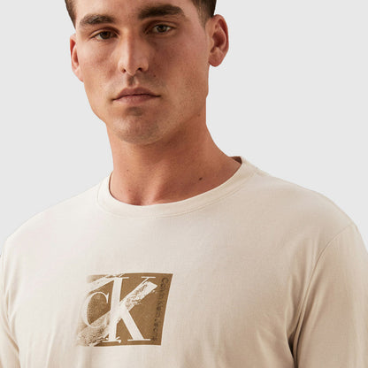 CK Box T-Shirt - Moonbeam