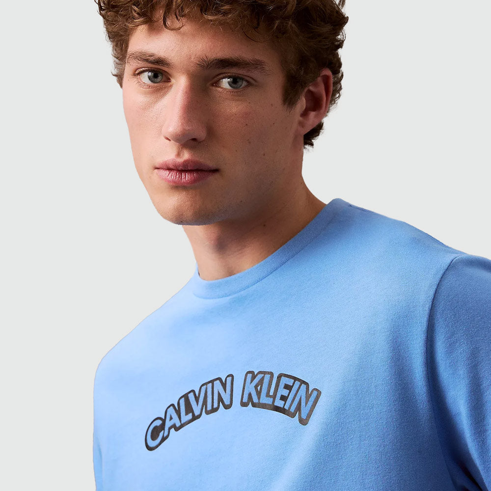 Curve Calvin T-Shirt - Blue