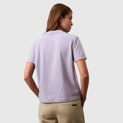 Flocked Logo T-Shirt - Lavender