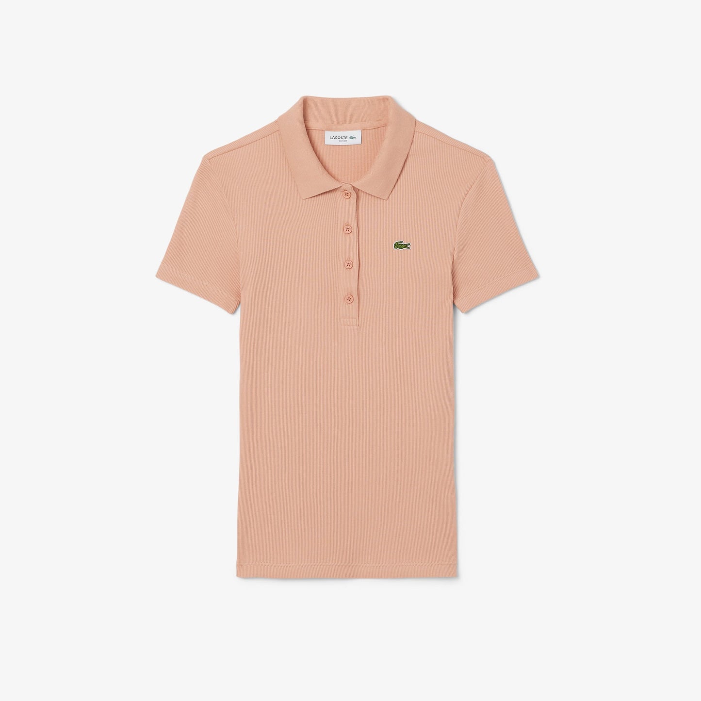 Slim Fit L.12.D Ribbed Cotton Polo Shirt