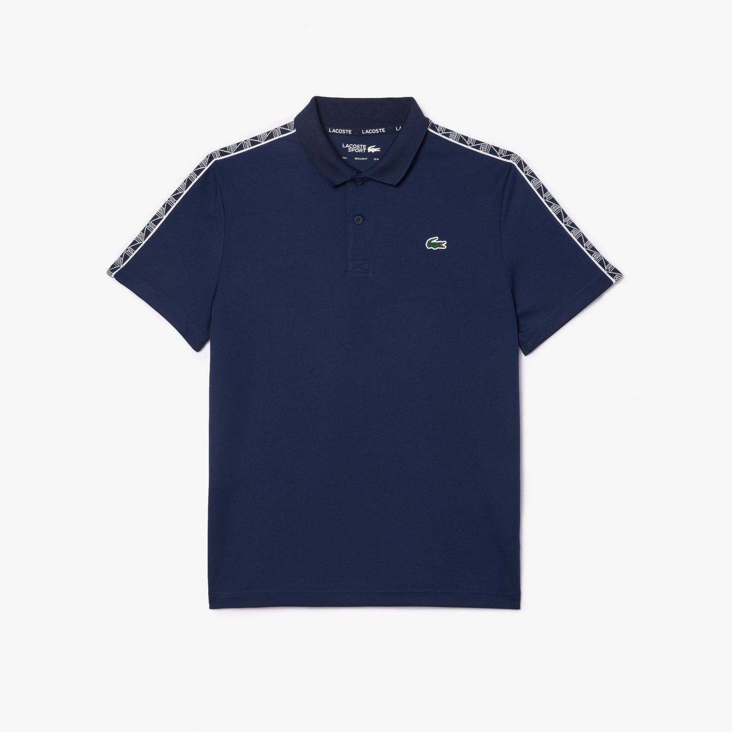 Ultra-Dry Monogram Stripe Tennis Polo Shirt