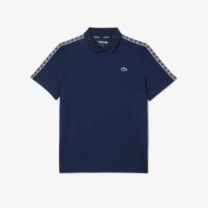 Ultra-Dry Monogram Stripe Tennis Polo Shirt