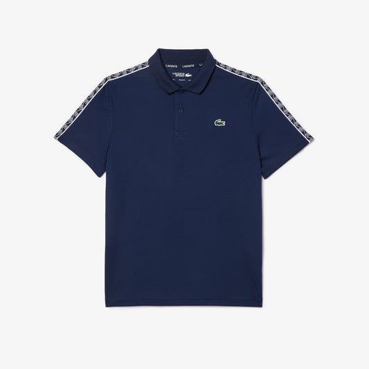 Ultra-Dry Monogram Stripe Tennis Polo Shirt