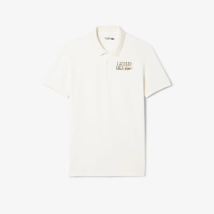 Relaxed Fit Mini-Piqué Golf Polo Shirt