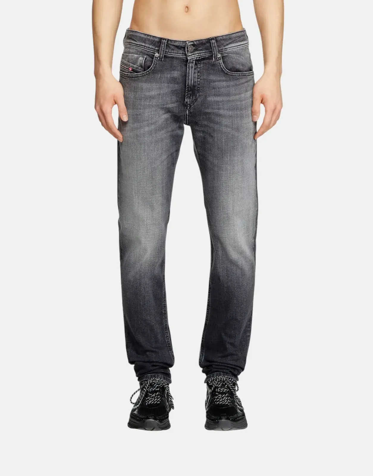 Diesel 1979 Sleenker Grey Wash Jeans