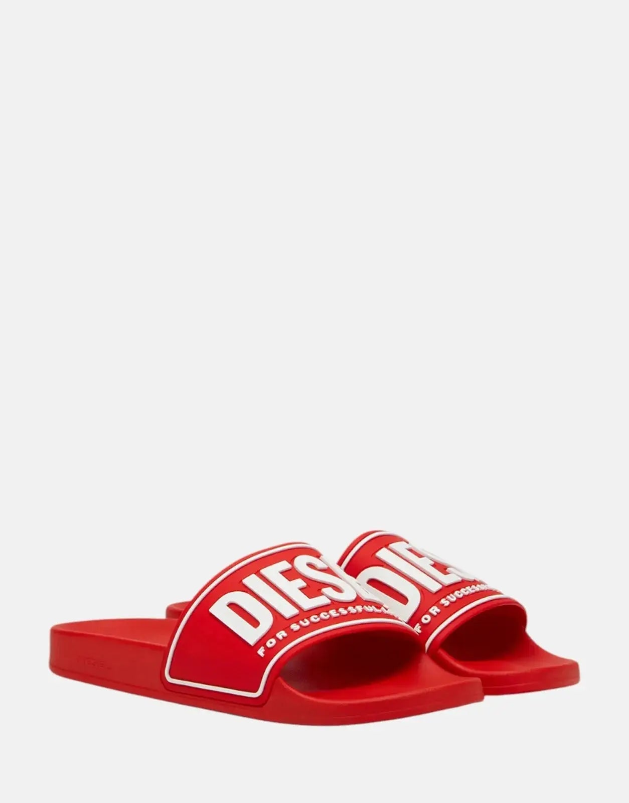 Diesel SA-Mayemi Red White Slides