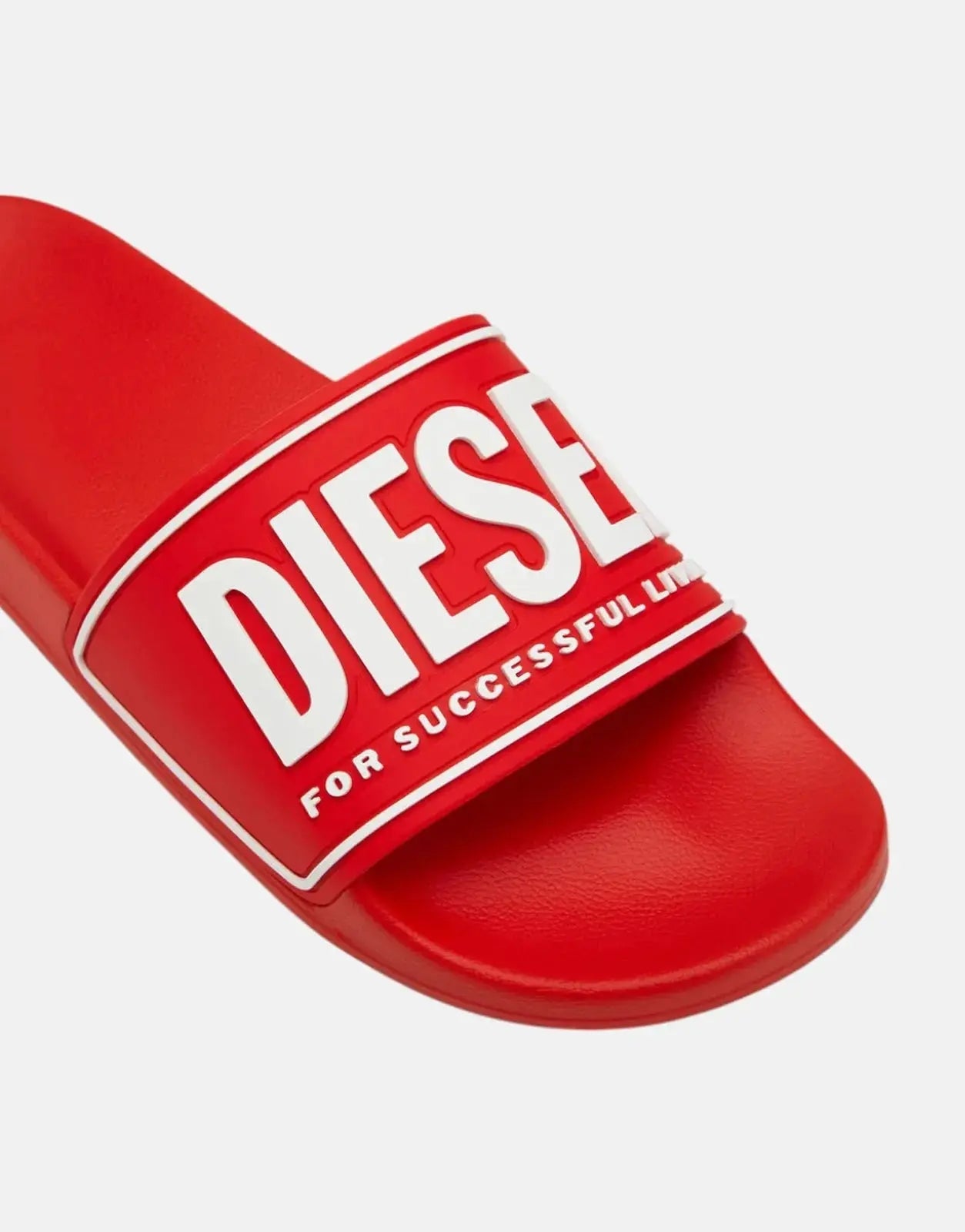 Diesel SA-Mayemi Red White Slides