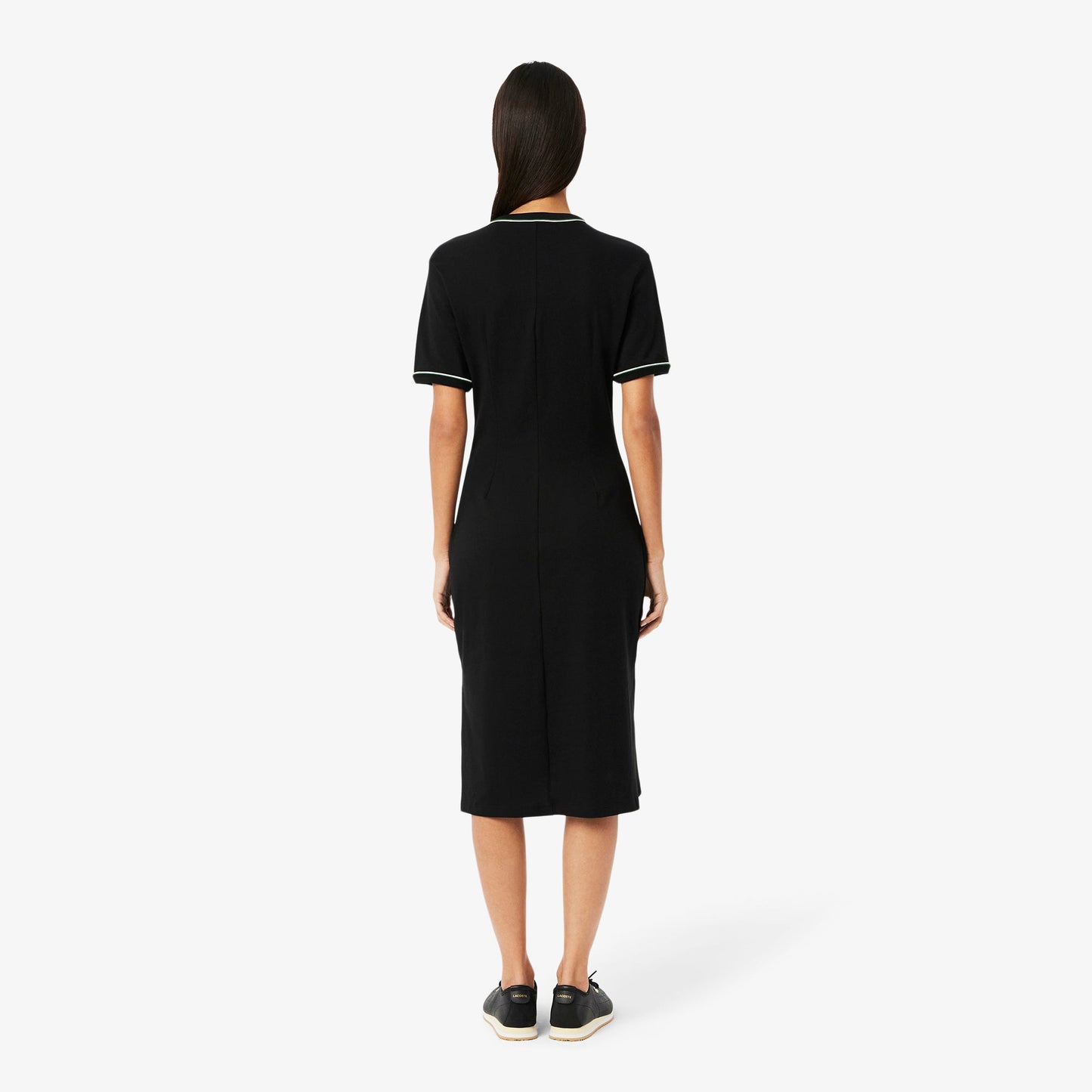 Trim Accent Jersey T-shirt Dress