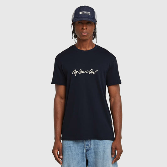G-Script T-Shirt - Navy