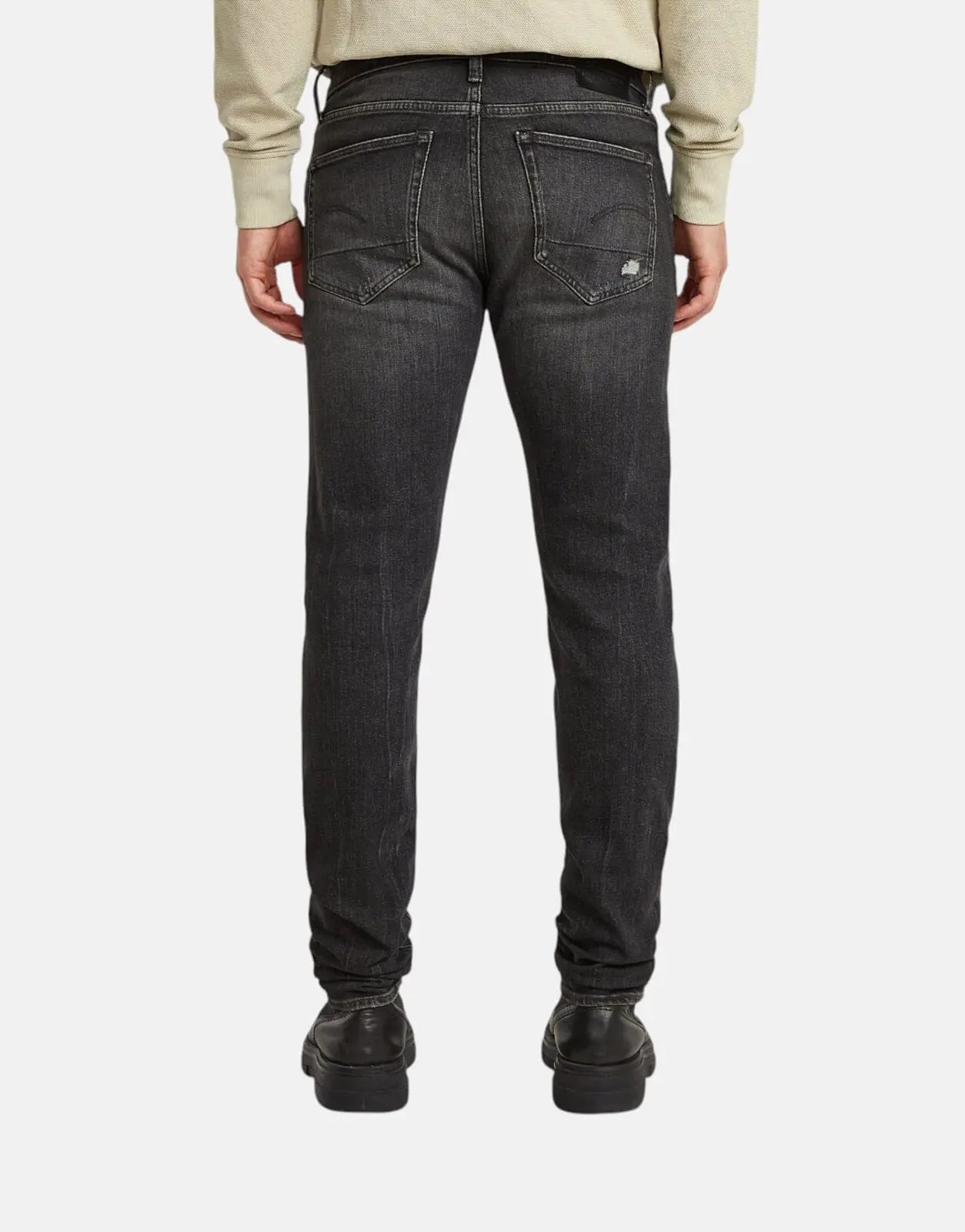 G-Star RAW 3301 Slim Worn Black Metal Jeans