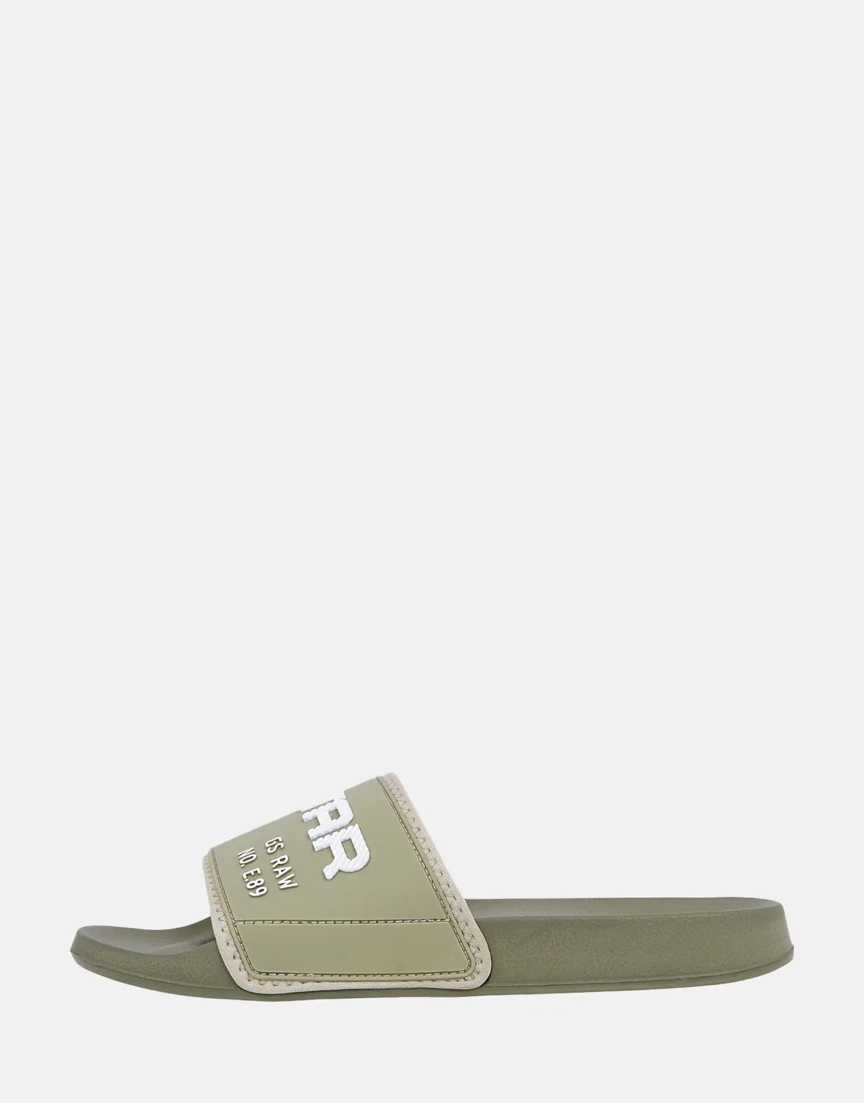 G-Star RAW Cart Olive/White Slides