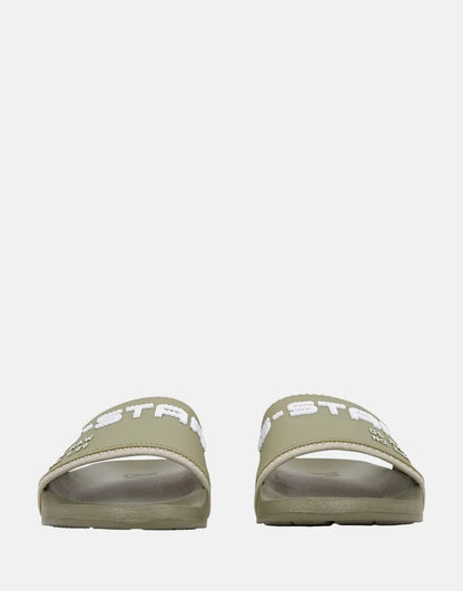 G-Star RAW Cart Olive/White Slides