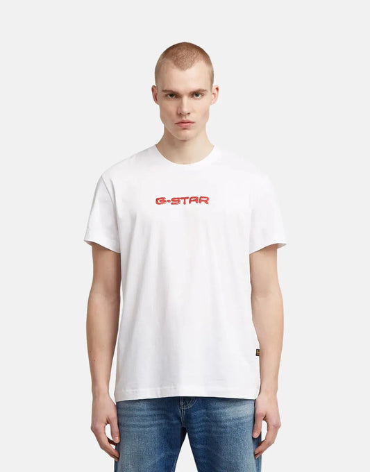 G-Star RAW Gel Print White T-Shirt