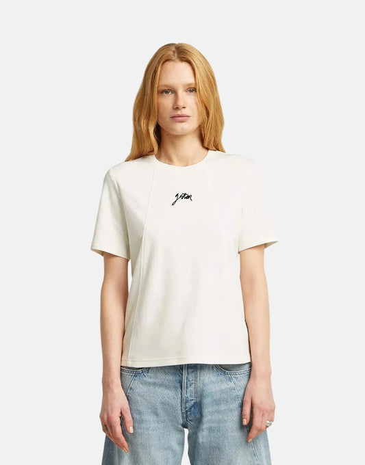 G-Star RAW Script Milk T-Shirt