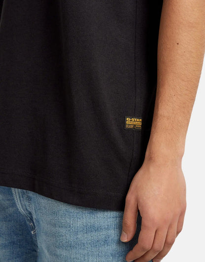 G-Star RAW Spray Logo Black T-Shirt