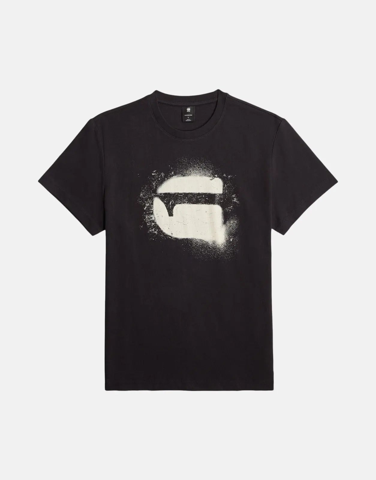 G-Star RAW Spray Logo Black T-Shirt