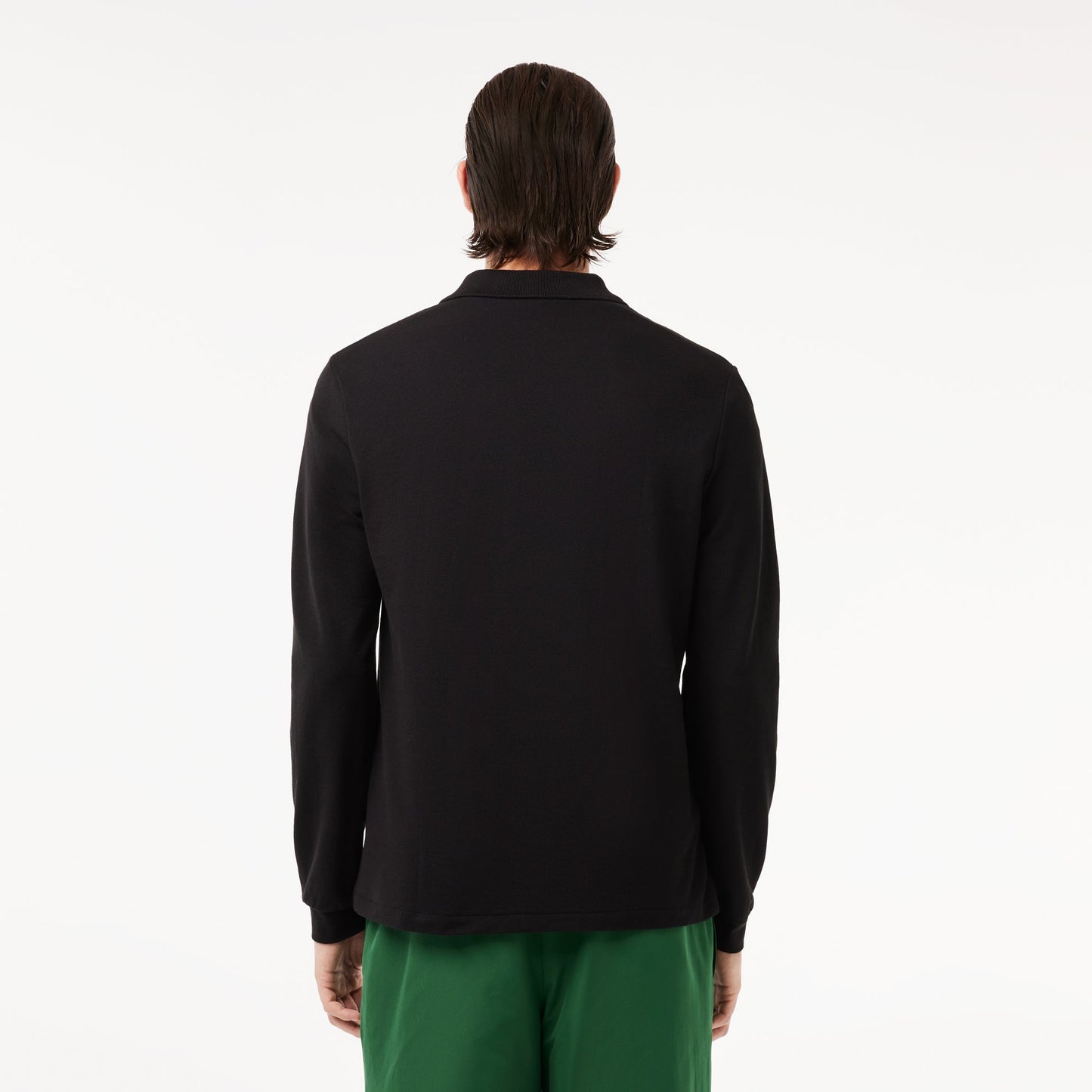 Classic Fit Long Sleeved L.12.12 Polo Shirt