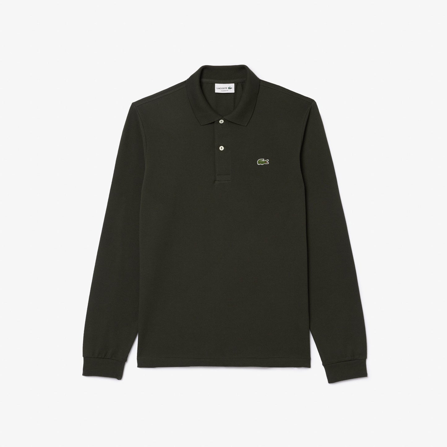 Classic Fit Long Sleeved L.12.12 Polo Shirt
