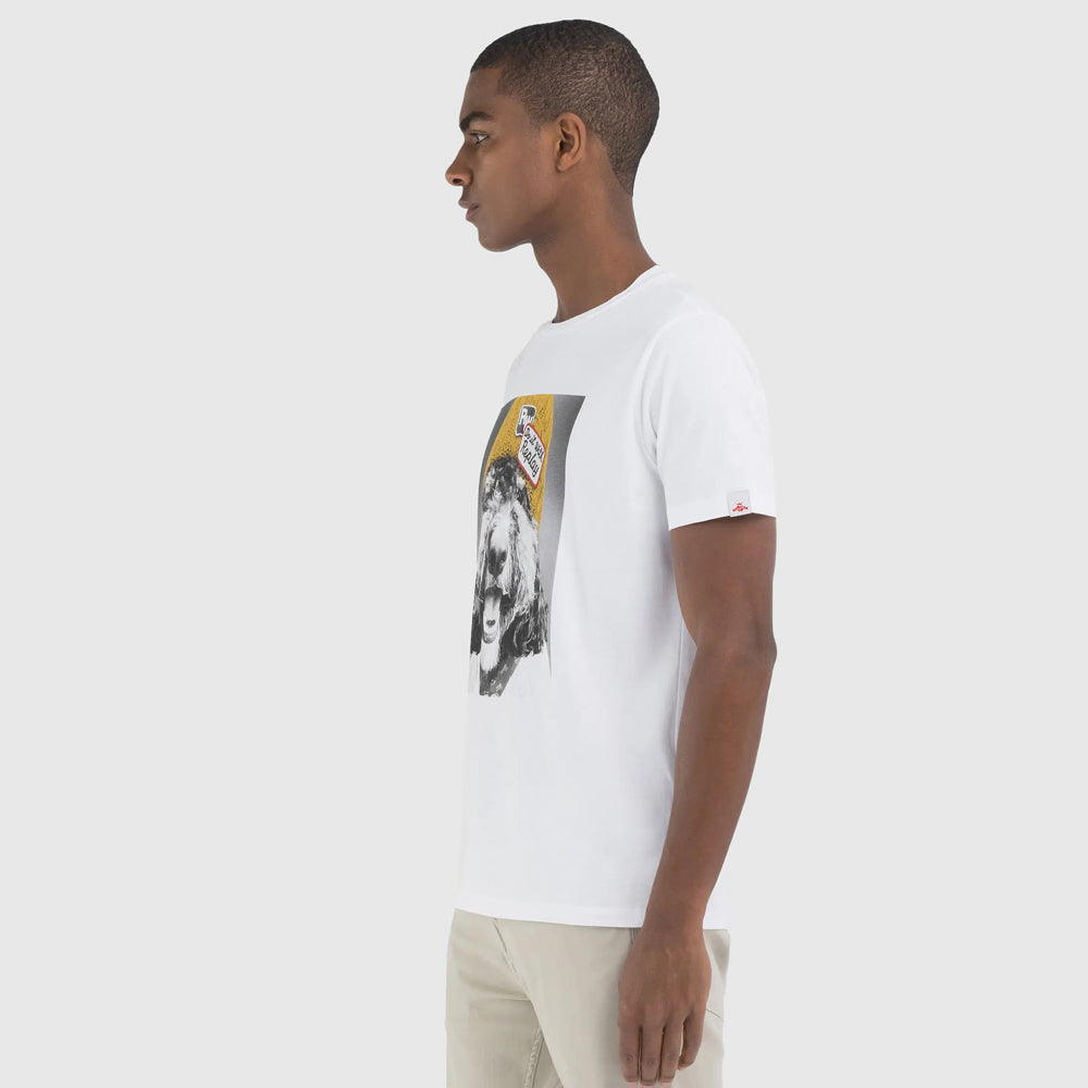 Dog Graphic T-Shirt - White