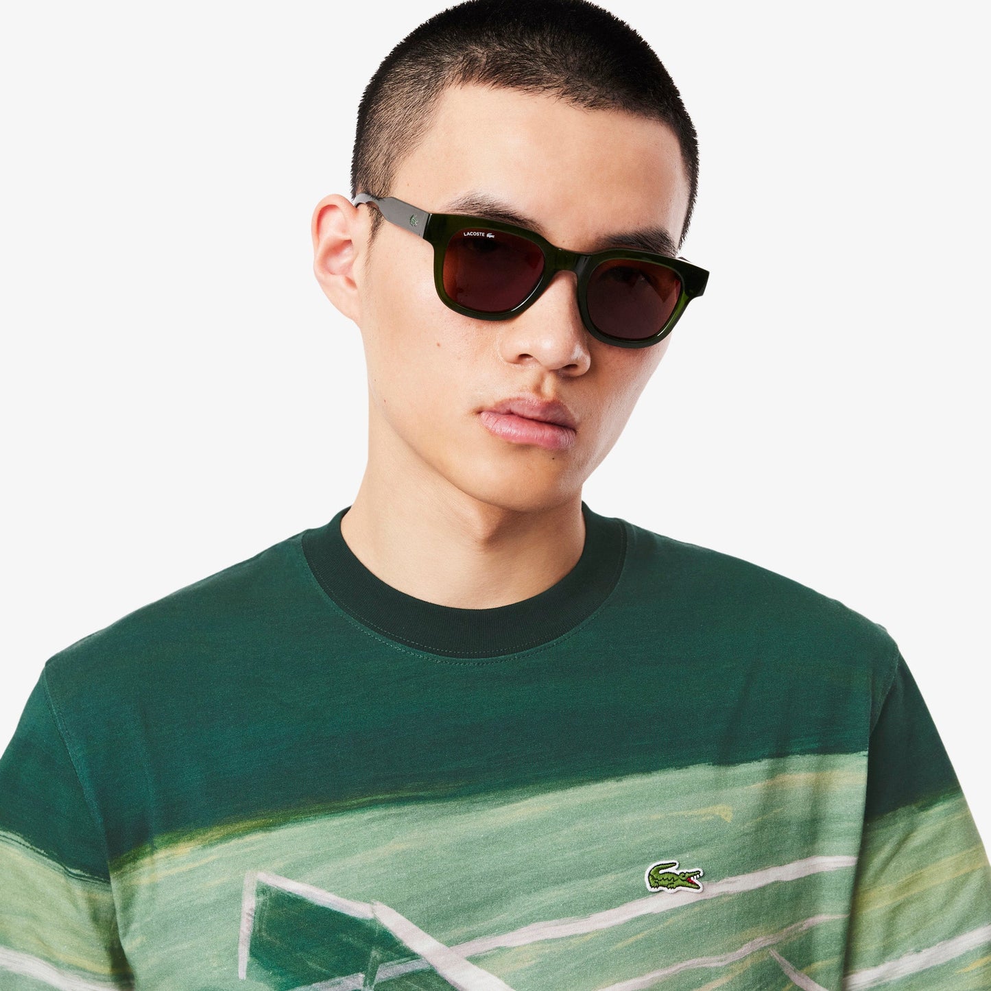 Classic Fit Tennis Print T-shirt