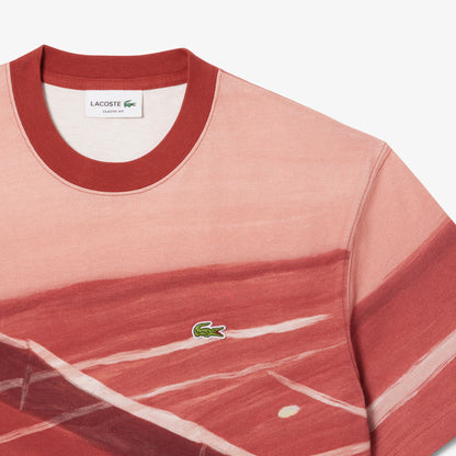 Classic Fit Tennis Print T-shirt