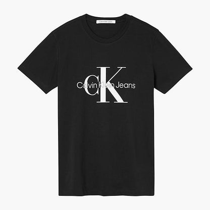 Monogram Logo Organic Cotton T-Shirt - Black